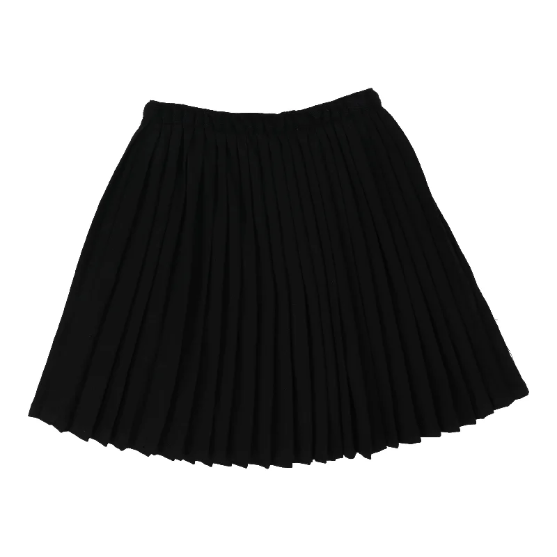 women's summer midi skirtsAnalogie Knife Pleated Skirt - Black