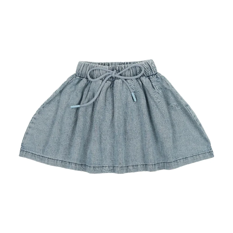 women's elastic waist skirtsAnalogie Stonewash Circle Skirt - Stonewash