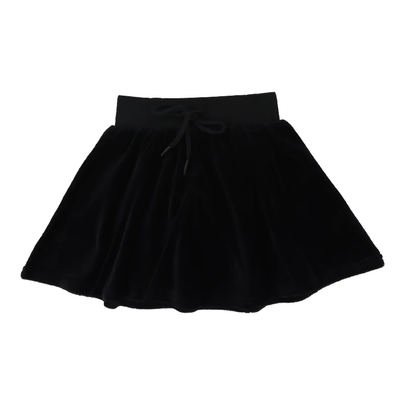 women's evening skirtsAnalogie Velour Skirt - Black