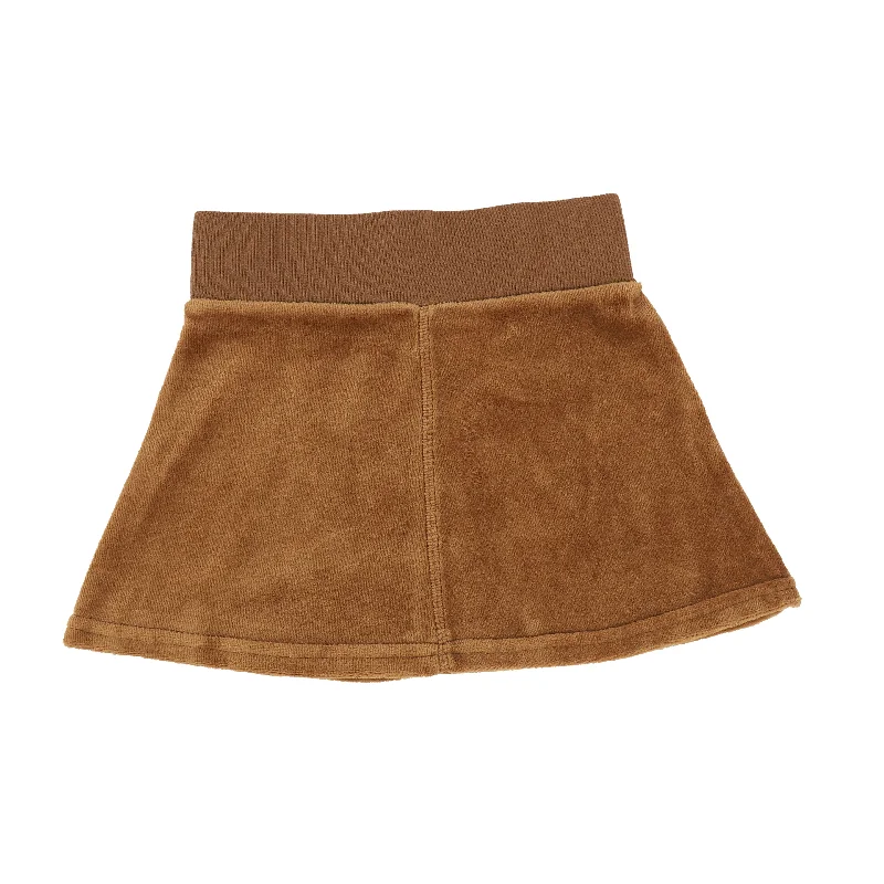 women's maxi skirtsAnalogie Velour Skirt - Caramel