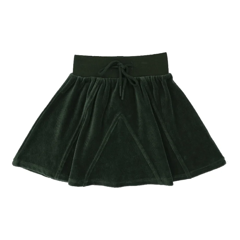 women's dressy skirtsAnalogie Velour Skirt - Green