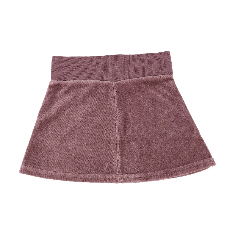 women's circle skirtsAnalogie Velour Skirt - Plum