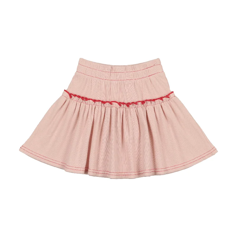 women's floral pleated skirtsLil Legs Drop Waisted Skirt - Pink