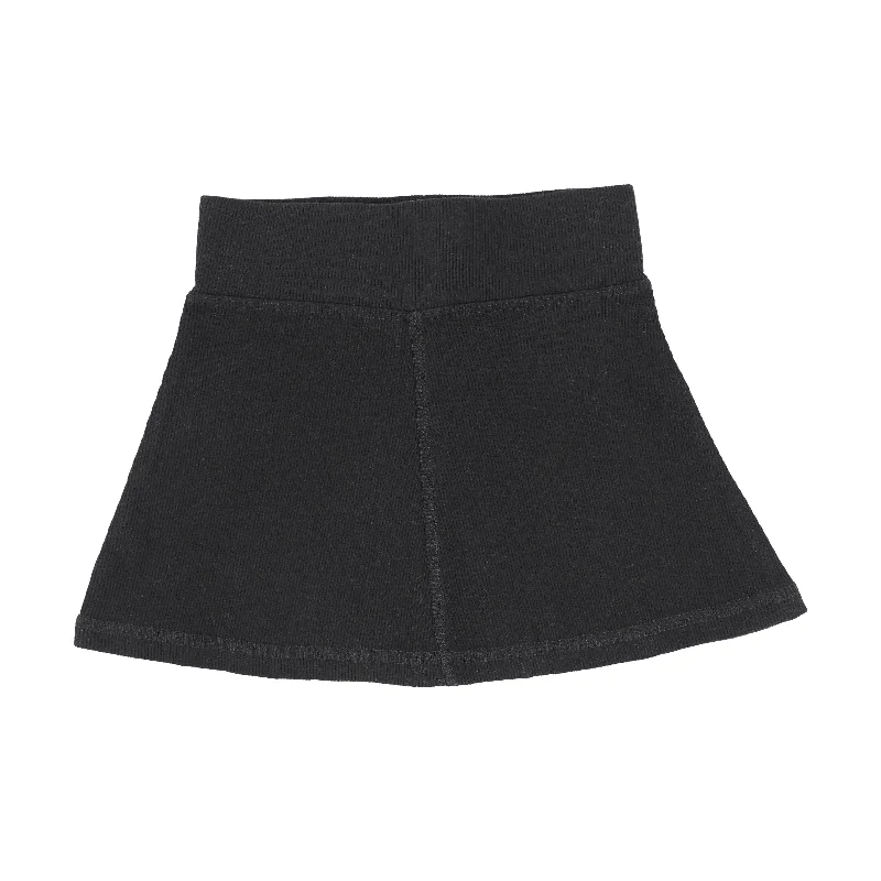 women's pencil pleat skirtsLil Legs Ribbed Skirt - SS22 Black