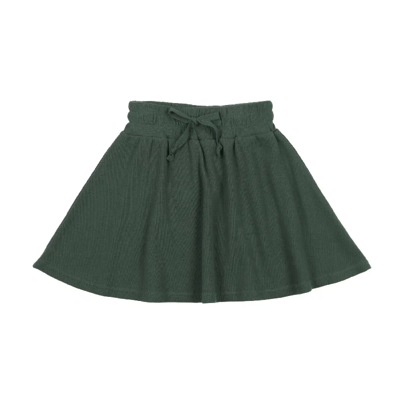 women's fitted skirtsLil Legs Ribbed Fashion Skirt - Green