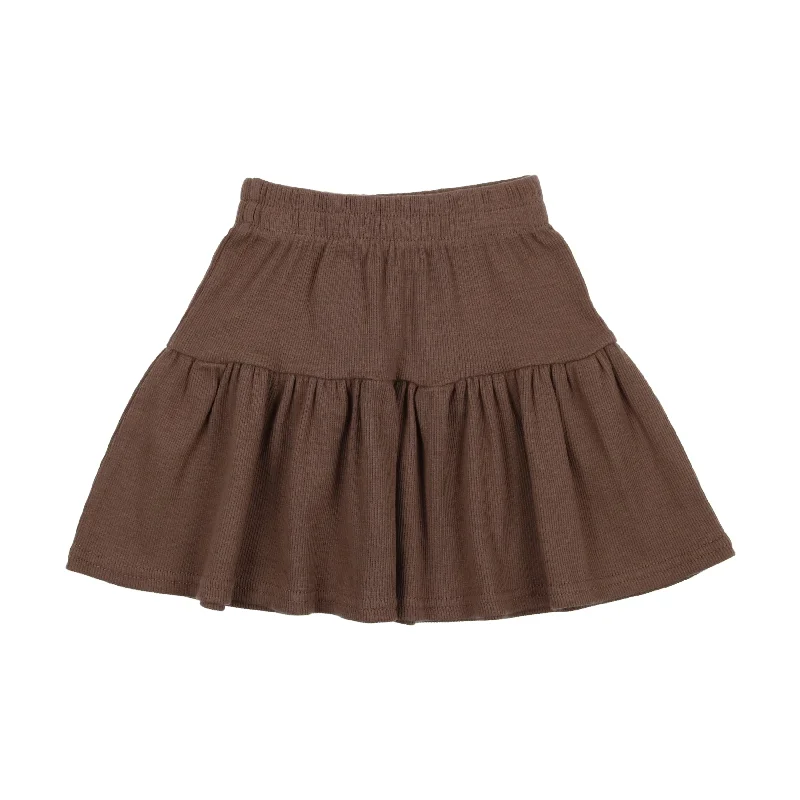 women's cocktail skirtsLil Legs Ribbed Skirt - Taupe