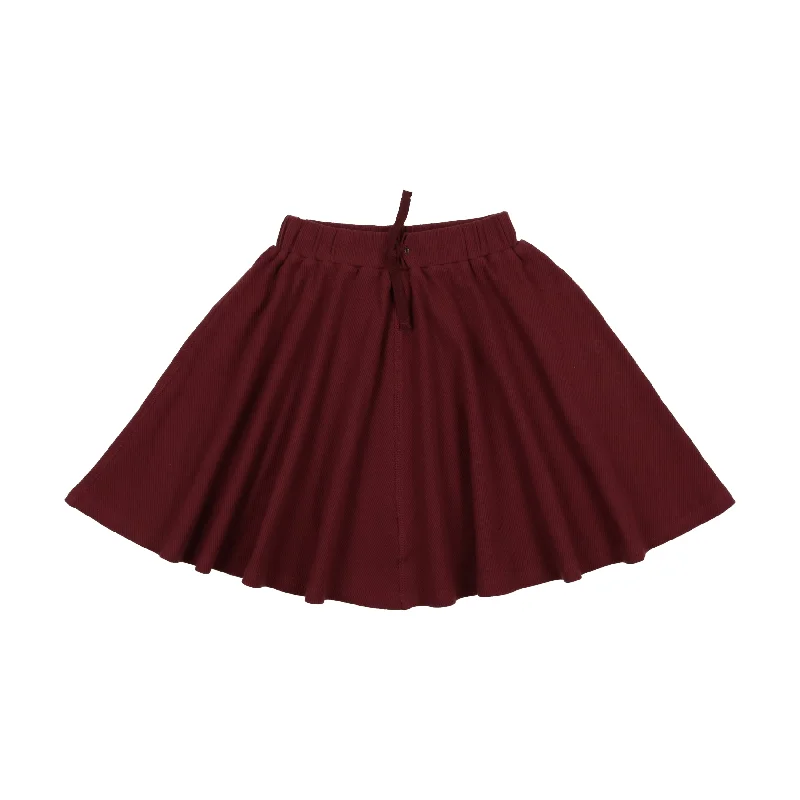 women's chiffon skirtsLil Legs Skirt - Burgundy