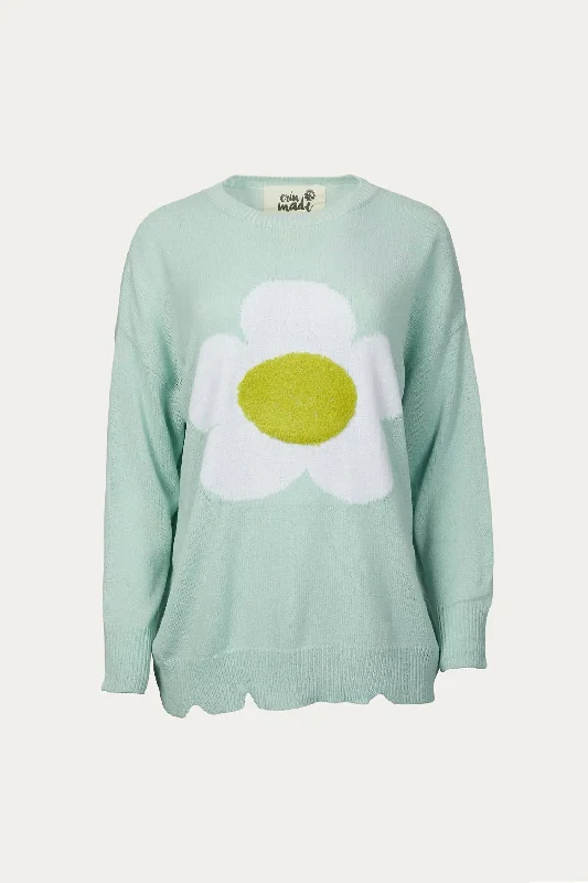 Soft SweatersPetal Pullover In Light Blue