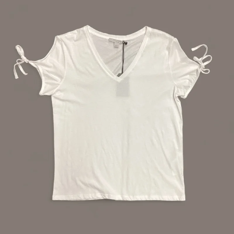 breathable women's tops for summerTop Short Sleeve Basic By All Saints In White, Size: S