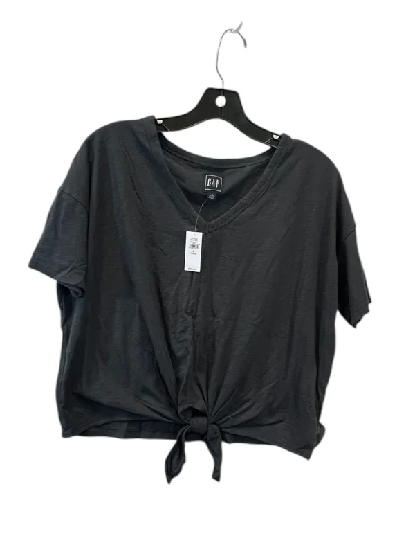 women's tops for those who want to add a bit of flair and personality to their looksTOP SS BASIC GAP in GREY, Size: PETITE   S