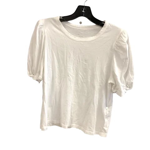 women's tops for those who want to create outfits that are both trendy and timelessTop Short Sleeve By A New Day In White, Size: L