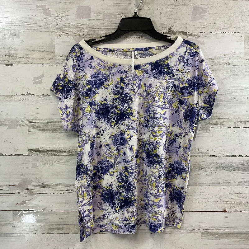 women's tops for those who want to add a personal touch to their wardrobe with unique and one-of-a-kind piecesTop Short Sleeve By Anthropologie In Purple, Size: M