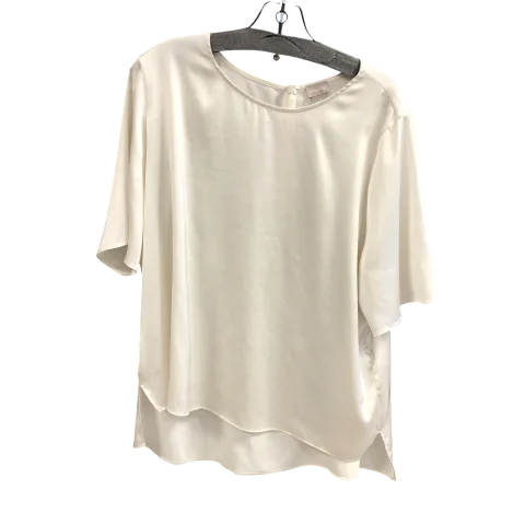 elegant women's topsTop Short Sleeve By Chicos In White, Size: Xl