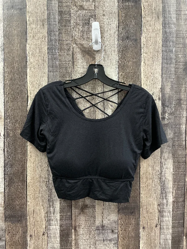 women's tops for smart casual looksTop Short Sleeve By Cmf In Black, Size: 3x