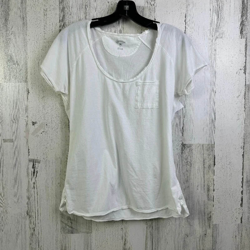 women's tops for fashion-conscious professionalsTop Short Sleeve By Converse In White, Size: L