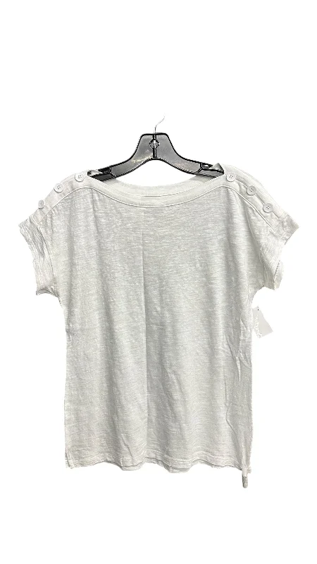 women's tops for those who want to invest in timeless piecesTop Short Sleeve By Talbots In White, Size: Xs