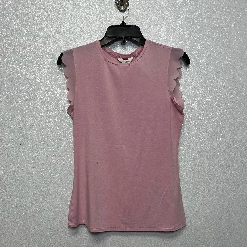 women's tops for those who want to stay on top of the latest fashion trends and wear pieces that are both stylish and on-trendTop Short Sleeve By Ted Baker In Pink, Size: 2