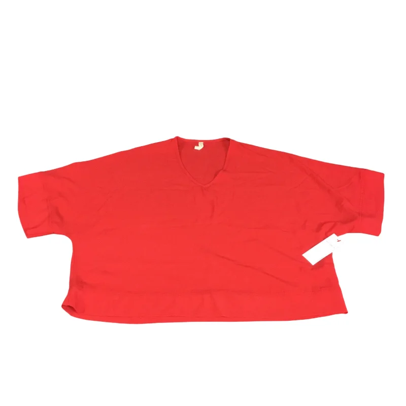 women's tops for those who want to stay updated with the latest fashion trendsTop Short Sleeve By Tyche In Red, Size: S