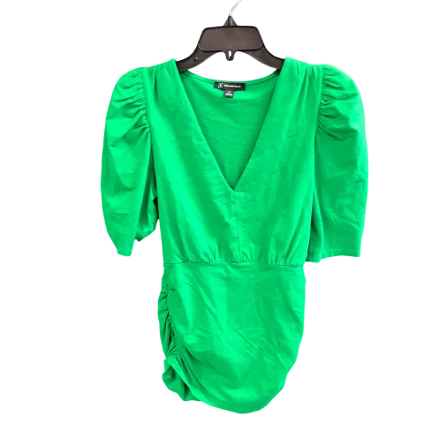 women's tops that offer a perfect blend of style, comfort, and affordabilityTunic Short Sleeve By Inc In Green, Size: M