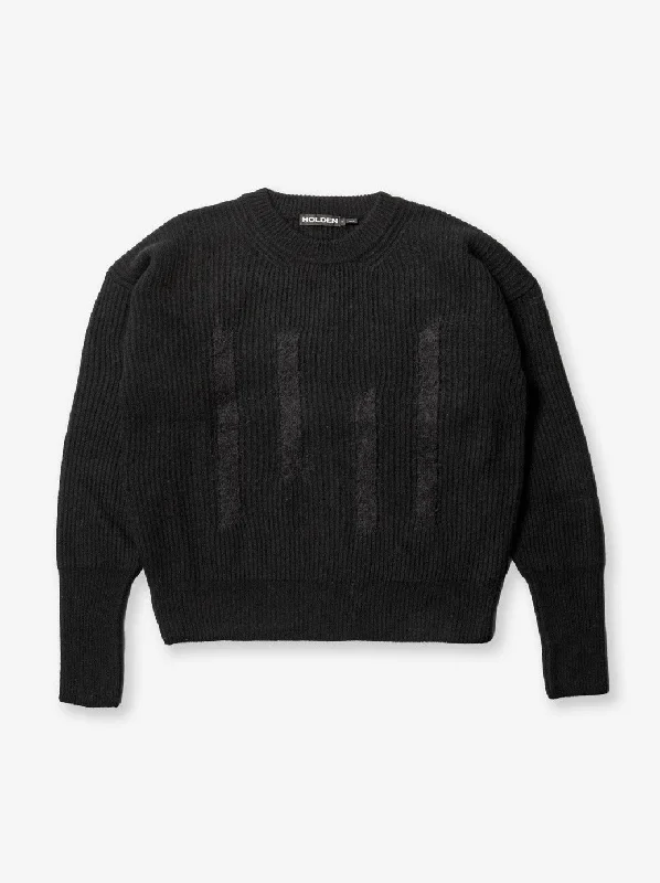 Men's SweatersW Wool Icon Sweater - Black